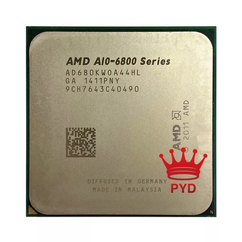 AMD A10-Series A10-6800K A10 6800K A10 6800 4.1GHz Quad-Core CPU Processor AD680KWOA44HL/ AD680BWOA44HL Socket FM2 ► Photo 1/2
