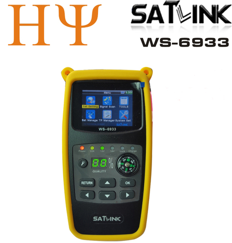 Original Satlink WS-6933 Satellite Finder DVB-S2 FTA CKU Band Satlink Digital Satellite Finder Meter WS 6933 ► Photo 1/6