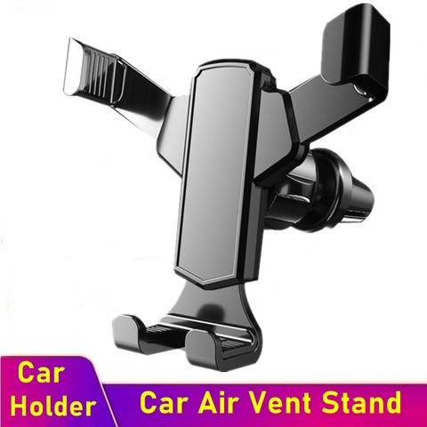Tongdaytech Car Phone Holder Gravity Car Air Vent Mount In Car For Iphone X 8 11 Pro Max Phone Stand Support Smartphone Voiture ► Photo 1/6
