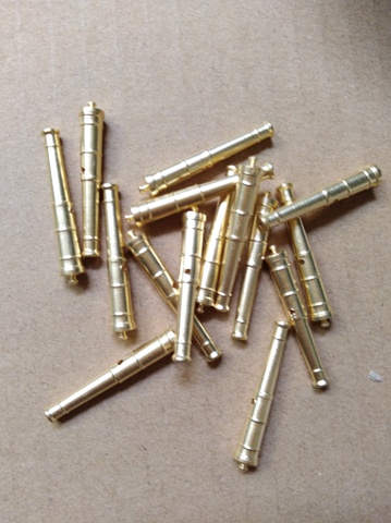10 pcs/lot Free shipping CNC brass kits Size diam 5x30 mm brass cannons ship's Accessories ► Photo 1/2