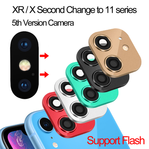 Fake Camera Lens Cover Case Sticker Second Change to iPhone 11 Pro Max for iPhone XR X ► Photo 1/6