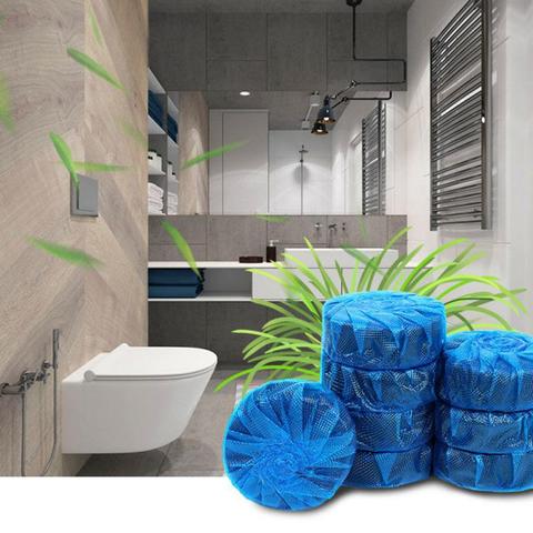 1/3/5/10x Blue Bubble Toilet Cleaner Autoile Automatic Flushing Toilet Cleaner Deodorant Block Toilet Spirit Household ► Photo 1/5