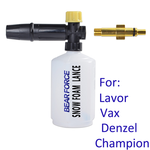 High Pressure Soap Foamer Snow foam lance car clean foam wash gun nozzle foam make for Lavor Vax Champion Denzel Pressure Washer ► Photo 1/6