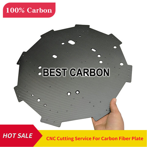 Carbon Fiber Plate CNC Cutting service , carbon fiber sheet , laminate , center plate ► Photo 1/6