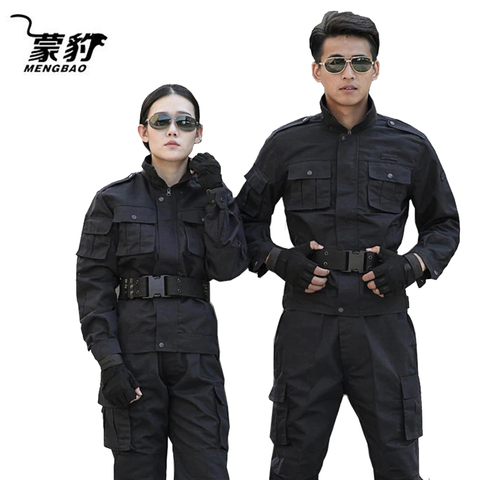 Black Military Uniform Tactical Combat Shirt Uniforms Uniforme Militar Tatico Multicam CS Clothing Combat Hunting Clothes Men ► Photo 1/6