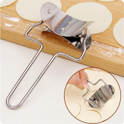 Stainless Steel Dumpling Wraper Mould Dough Circle Roller Machine Dumpling/Pie Maker Pizza Pastry Cutters Rolling Cooking Tools ► Photo 1/6