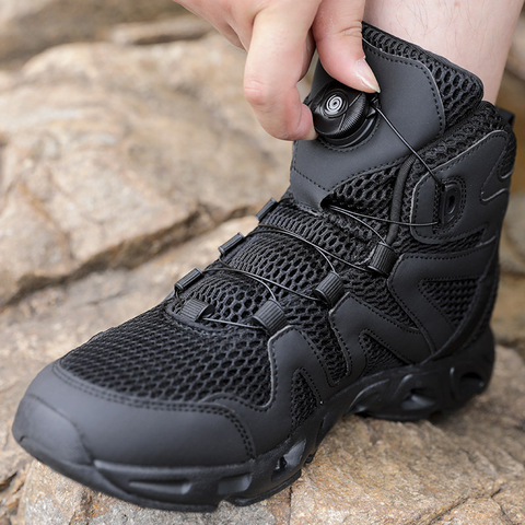 Men's Waterproof Hiking Shoes Women Climbing Backpacking Trekking Boots Men Outdoor Shoes Anti-slip Mountain Sneakers Men ► Photo 1/6