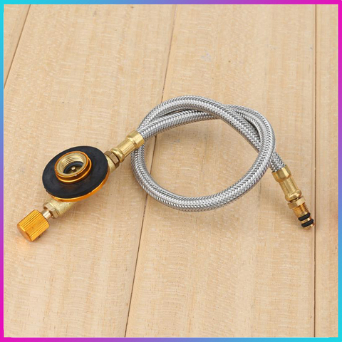 Braided Hose Outdoor Gas Stove Burner Adapter Valve Outdoor Camping Cooking Furnace Connector Gas Tank Equipment New Type ► Photo 1/6