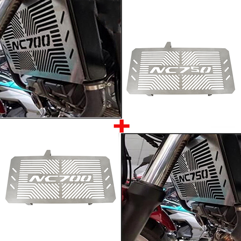 For HONDA NC750 NC750S NC750X NC 750S/X NC700 2014-2022 Motorcycle Radiator Guard Grille Grill Cooler Cooling Cover Protection ► Photo 1/6