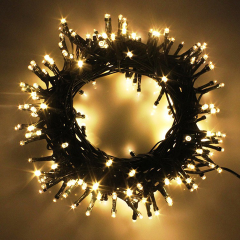 10m 50m 100m Outdoor LED Christmas Fairy Lights 110V US 220V EU Waterproof Garland for Christmas Trees Party Wedding Decoration ► Photo 1/6