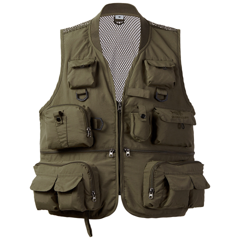 Bassdash Versatile V1 Men’s Fishing Vest with Mesh Back Utility Vest for Fishing and other Outdoor Activities or Casual Wear ► Photo 1/6