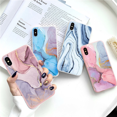 Marble Case For Samsung Galaxy A31 A11 A01 A21S A21 A41 A71 A51 A11 A81 A91 A10 A10e A20e A50 A70 A40 A6 M30S M11 M31 TPU Fundas ► Photo 1/6