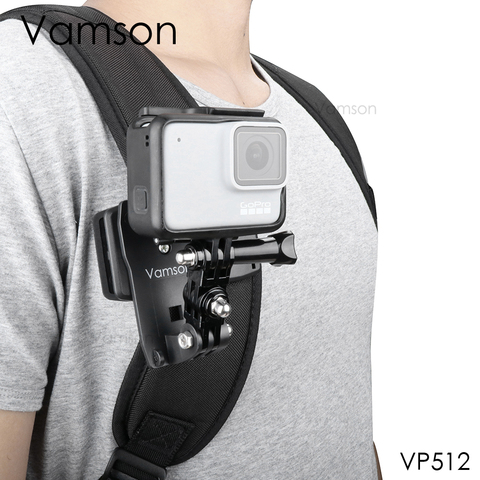 Vamson for Go Pro 9 8  Accessories 360-Degree Rotation Clip For GoPro Hero 9 8 7 6 5 4 3+ for yi 4K for SJCAM for SJ4000 VP512 ► Photo 1/6
