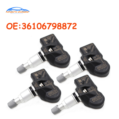 4 pcs/lot 433MHZ For BMW 5 6 7 X1 X3 X4 36106798872 36106874830 36106890964 TPMS Tire Pressure Monitoring System Car TPMS Sensor ► Photo 1/5