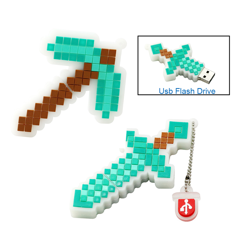 Usb Flash Drive Cartoon Game Diamond Sword Pen Drive Thumdrive Cle Usb Memoria Stick 8gb 16gb 32gb 64gb Flash Card Students Gift Price History Review Aliexpress Seller Antai