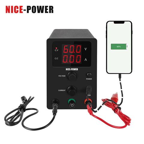 NICE-POWER DC laboratory power feeding lab power supply adjustable source 30 v 10a switching powersupply 110v/220v for phone 5A ► Photo 1/6