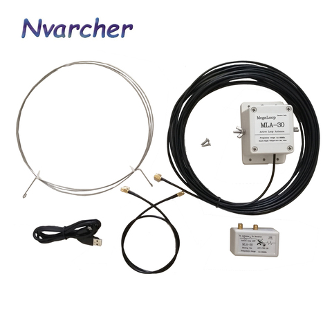 MLA-30 loop antenna Active low noise MW SW balcony erection antenna 100kHz - 30MHz For FM HAM Shortwave radio ► Photo 1/6