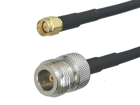 1Pcs RG58 N Female Jack to SMA Male Plug Connector RF Coaxial Jumper Pigtail Cable For Radio Antenna 6inch~50M ► Photo 1/4