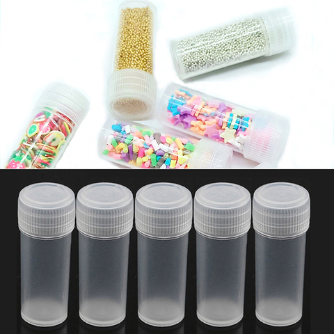 20Pcs 5ml Plastic Bottle Sample Jar 5g Small Barrel Vials Medicine Pill Liquid Powder Capsule Storage Container Packing Bottles ► Photo 1/6