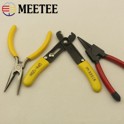 Meetee Bags Open Close Chain Buckles Removal Repair Tools Installation Cutter Pliers DIY Hand Leather Craft Tool Plier Accessory ► Photo 1/6