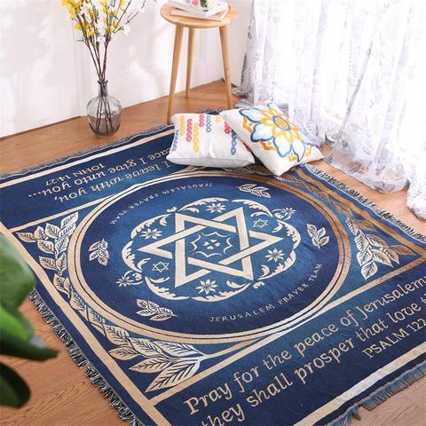 Israel prayer blanket carpet tapestry sofa Christian gift Europe and America sofa blanket altar decoration blanket religio ► Photo 1/5
