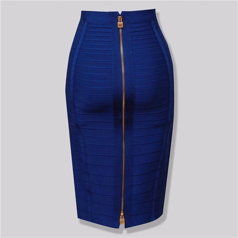 2022 New Bandage Skirts Women Bodycon Woman Skirts Sexy Harajuku Party Club Elegant Celebrity Pencil Skrit Plus Size XL ► Photo 1/6