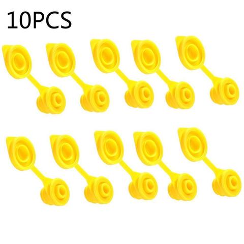 10PCS Practical Yellow Can Vent Cap Replacement Gas Can Fuel Jug Vent Cap Plug Eagle Chilton Spouts for All Plastic Fuel Can ► Photo 1/6