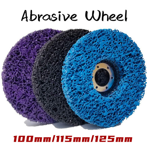 3 Pcs 125mm Poly Strip Disc Abrasive Wheel Paint Rust Remover Clean Grinding Wheels for Motorcycles Durable Angle Grinder Car ► Photo 1/6