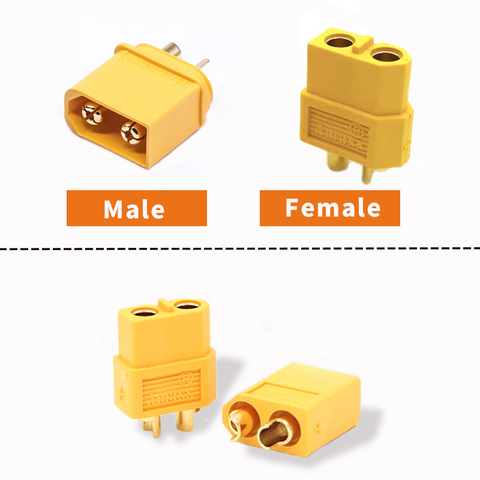 10pcs XT60 XT-60 Male Female Bullet Connectors Plugs For RC Lipo Battery rc cars for adults ► Photo 1/5