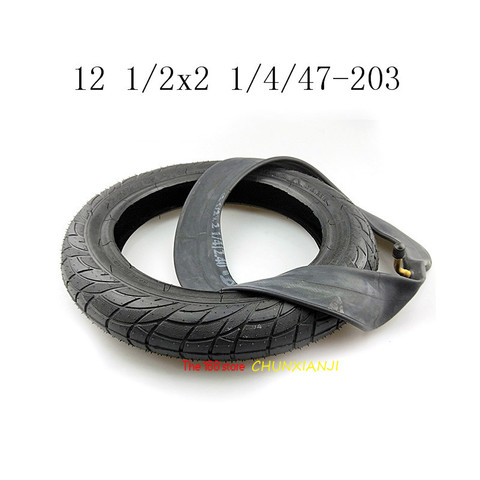 12 Inch Tyres 12 1/2x2 1/4 47-203 Tires & Inner Tube Fits Electric Bicycle, Baby Carrier Baby Carrier, Folding Electric Bicycle ► Photo 1/6