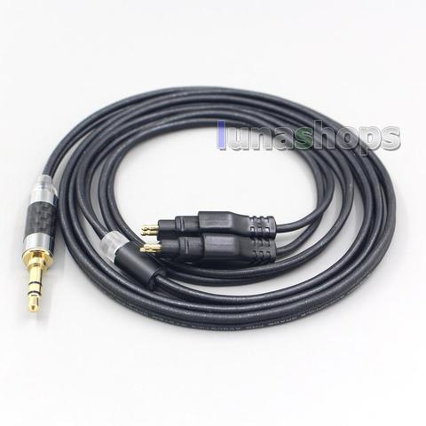 LN007091 2.5mm 4.4mm XLR 3.5mm Black 99% Pure PCOCC Earphone Cable For Sennheiser HD580 HD600 HD650 HDxxx HD660S HD25-SP ► Photo 1/6