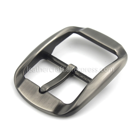 1x 40mm Metal Belt Buckle Center Bar Single Pin Buckle Men's Fashion Belt Buckle for 37-39mm Belt Leather Craft Accessories ► Photo 1/6