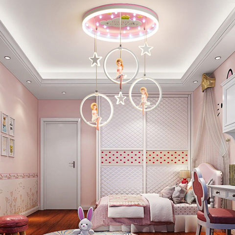 Nordic girl bedroom decor led lights for room indoor chandelier lighting chandeliers ceiling lamps for living room decoration ► Photo 1/6