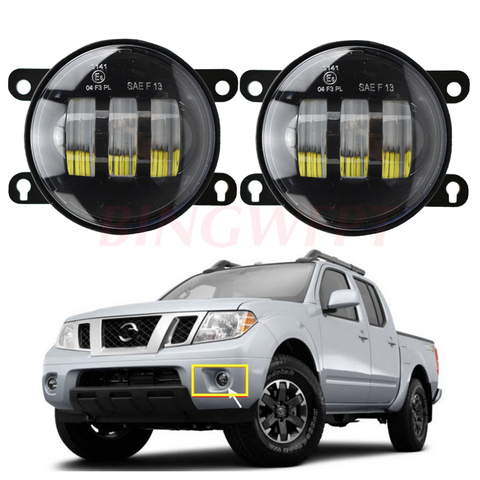 1 Pair LED Fog Light Lamp Front Bumper Light For NISSAN note Navara d40 Pathfinder R51 Pixo UA0 E11 ► Photo 1/1