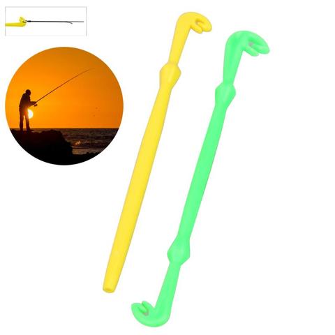 New 2Pcs Easy Hook Loop Tyer Disgorger Tool Tie Fast Knot Tying Tool for Fly Fishing Line Tier Kit Fishing Detacher Device Pesca ► Photo 1/6