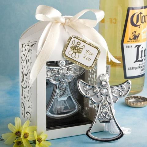 10pcs/lot Wedding Souvenir Angel Bottle Opener Party Small Gift With Box For Wedding Decorations Accessories ► Photo 1/6