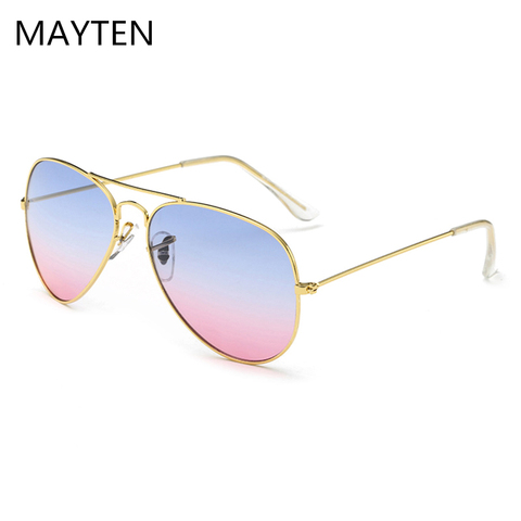 Mirror Sunglasses For Women 2022 Retro Glasses Women's Sunglasses Metal Points Polit Sun Glasses Lunettes femme oculos UV400 ► Photo 1/6