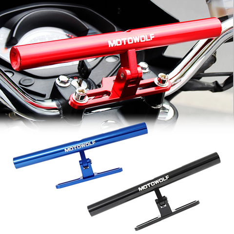 2022 Car Styling MOTOWOLF Motorcycle Modified Phone Holder Bracket Mount AL 180 Horizontal rotation Cool styling ► Photo 1/6