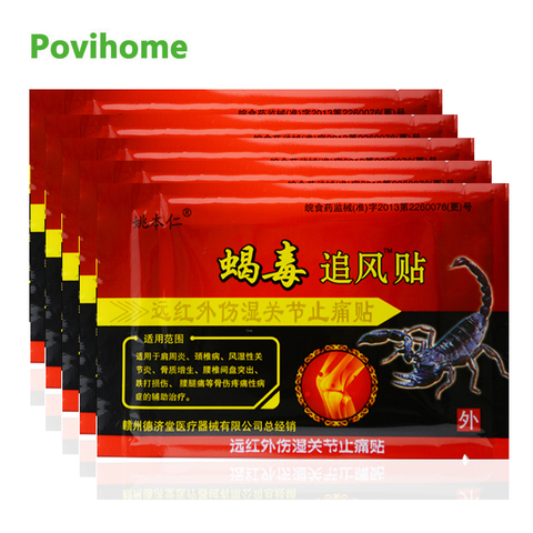 40Pcs Scorpion Venom Pain Relief Patches Ointment Joints Adhesive Plaster Arthritis Orthopedic Capsicum Medical Plasters D1811 ► Photo 1/6