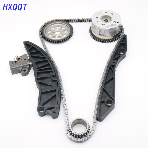 Timing Chain Set Timing Chain Kit + CVVT FOR Hyundai FOR KIA 1.4 1.6i G4FA G4FC  CVVT Camshaft Adjusters ► Photo 1/6