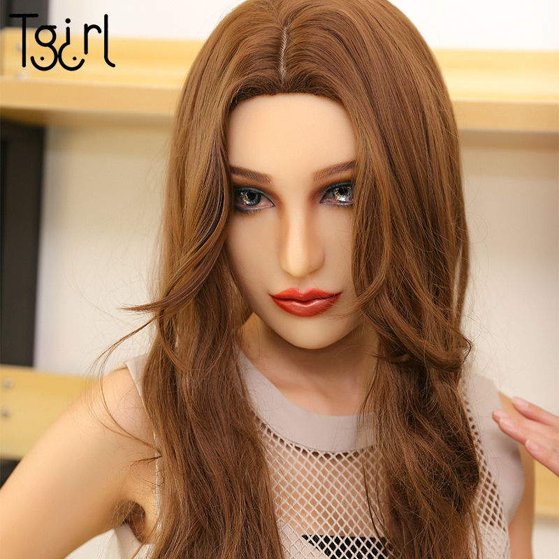 Dragqueen Realistic Silicone Female Headgear Makeup Crossdressing Crossdresser Transgender