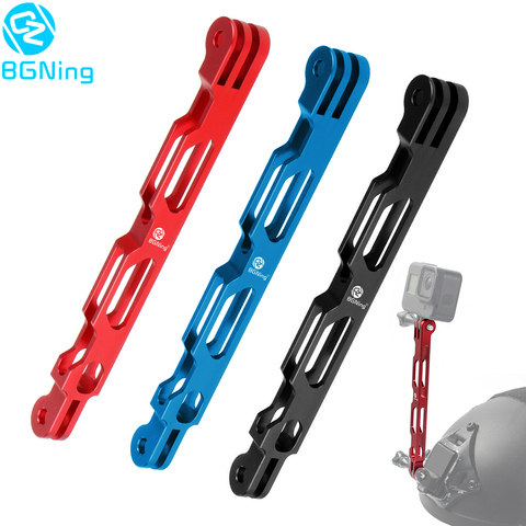 BGNING Aluminium Extension Arm Metal Pole Mount Helmet Tactical Grip for Gopro Hero 3 3+ 4 5 6 7 8 Eken Yi 4K SJCAM Selfie Pole ► Photo 1/6