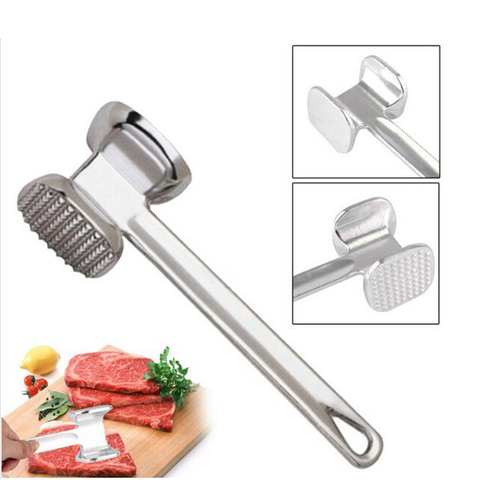 Household Stainless Steel Knock Loose Beef Mace Steak Tender Meat Beat Hammer Kitchen Meat Hammer Meat Tenderizer ► Photo 1/6