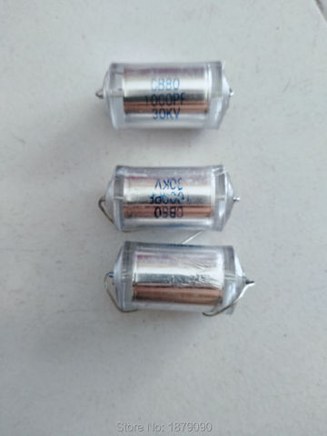 CB80 Axial Leaded Polystyrene Film High Voltage Capacitor New  CB80 30KV 100PF 510PF 1000PF 2000PF 3000PF CB80-30KV-100PF ► Photo 1/6