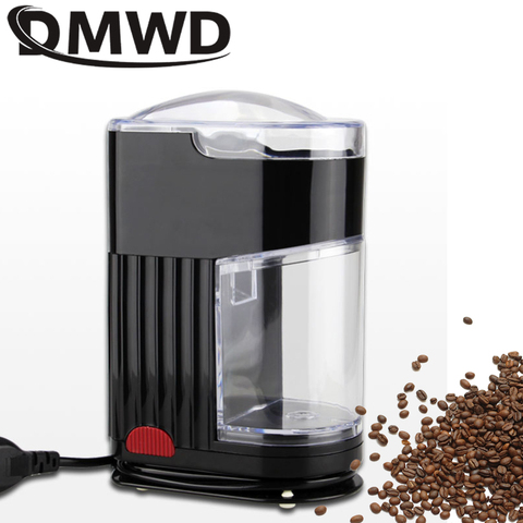 DMWD Electric Coffee Grinder Coffee Mill Bean Grinder Machine Flat Burrs Nut Seeds Ultrafine Dry Grinding Machine 220V/110V EU ► Photo 1/3