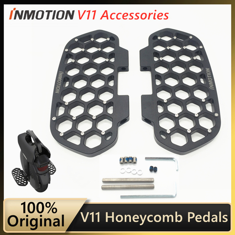 Original INMOTION Parts Metal Pedal Pads For INMOTION V10 V10F Unicycle Self Balance Skateboard Scooter Pedals  Accessories ► Photo 1/6