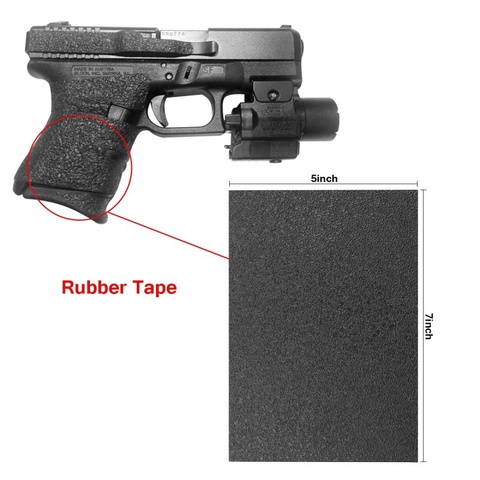 Non-slip Rubber Texture Grip Wrap Tape Grips Tape Material Sheet for (Gun) Pistol Skateboard Phone Computer Cameras Cutters Tool ► Photo 1/6