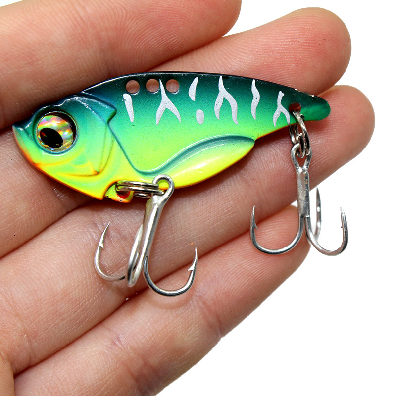 3D Vib Blade Lure Sinking Vibration Baits Artificial Vibe for Bass Zander 