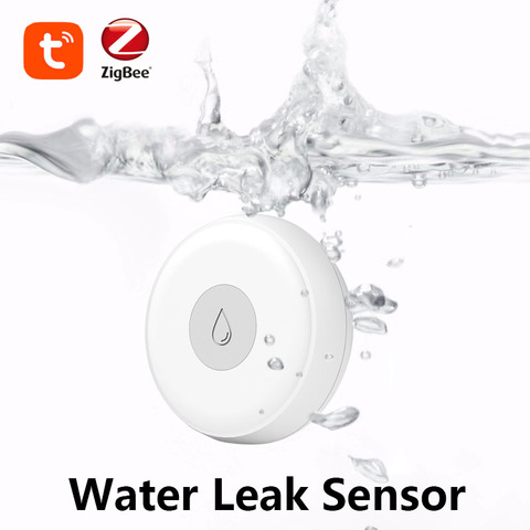 1/4 pcs Flood Water sensor Leak Detector Water Tank Full Alarm smart life APP instant feedback tuya ZigBee 3.0 tygwz-01 hub need ► Photo 1/6