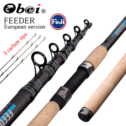 Obei Feeder FIshing Rod Telescopic Spinning Casting Travel Rod3.0 3.3 3.6m  vara de pesca Carp Feeder 60-180g pole - Price history & Review, AliExpress Seller - Obei Official Store